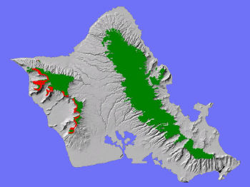 dry cliff system on O'ahu