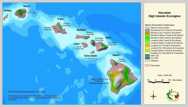 ecoregional map