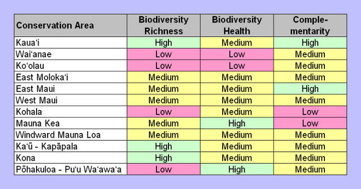 Action Site Ranking table