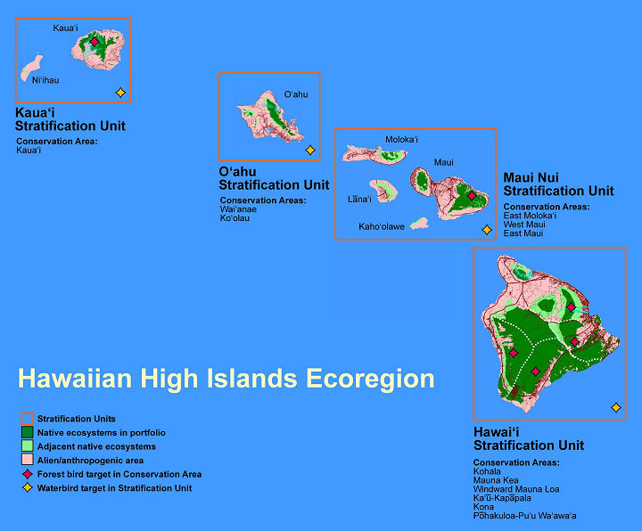 Map of Stratification Units: Hawaiian Ecoregion