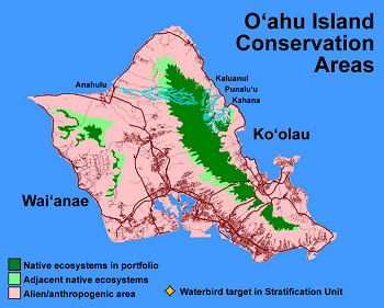 Selected streams of O'ahu